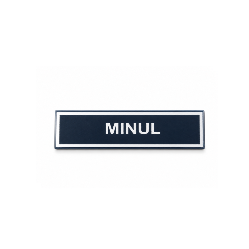 Police Digital Name plate